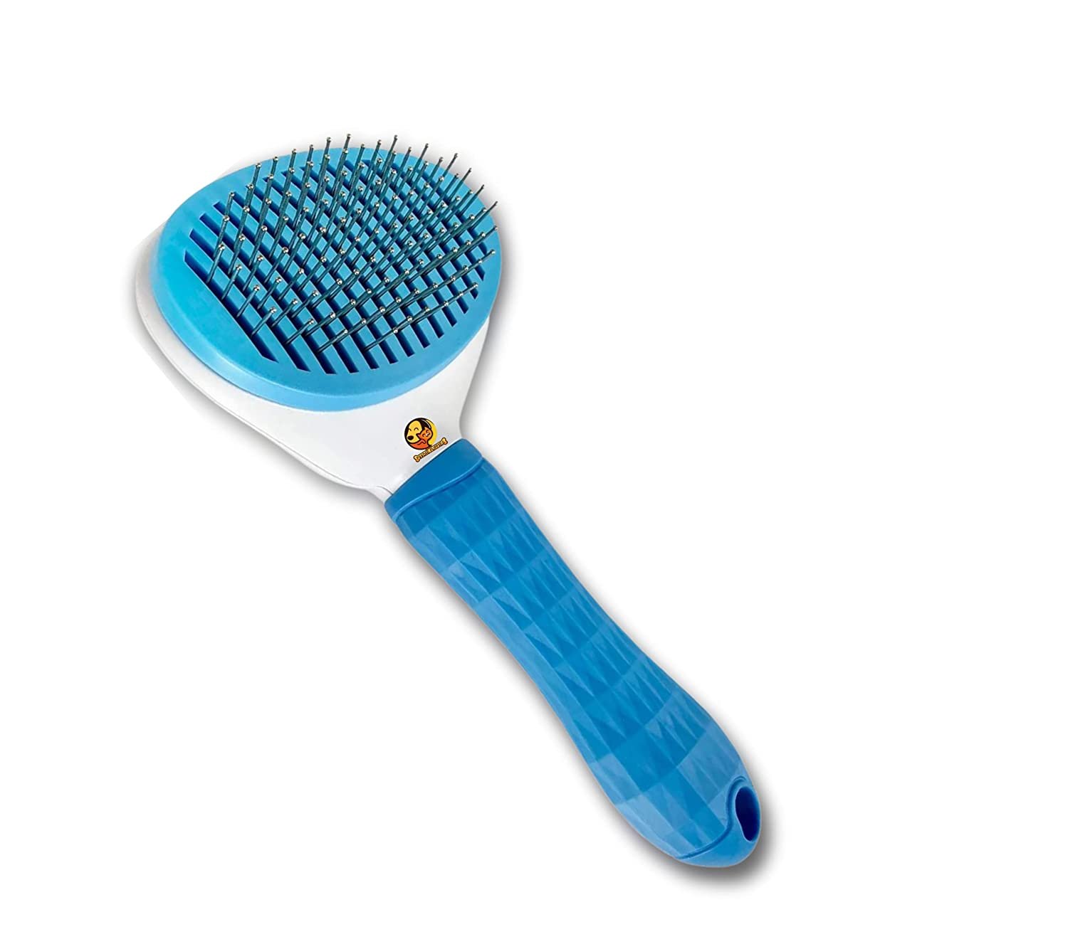 Cat & Dog Oval Grooming Comb Brush With Push Button
