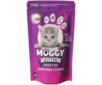 Moggy Kitten Chicken & Rice Food