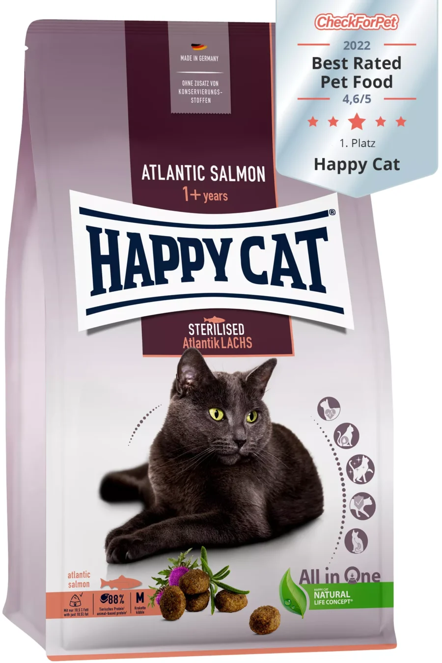 Happy Cat Sterilised Atlantic Salmon - Adult