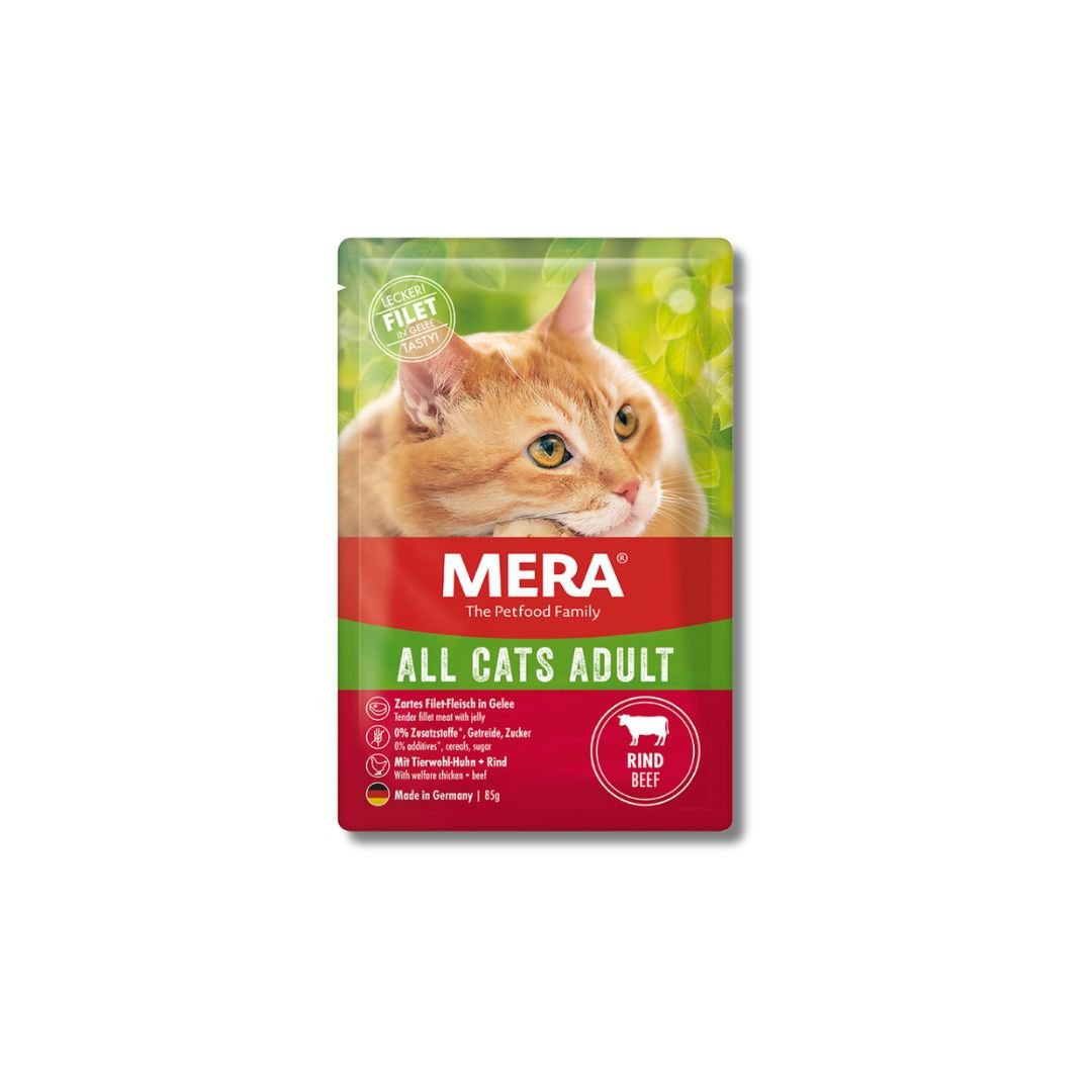 MERA All Cats Adult Wet Cat Food with Beef 85g