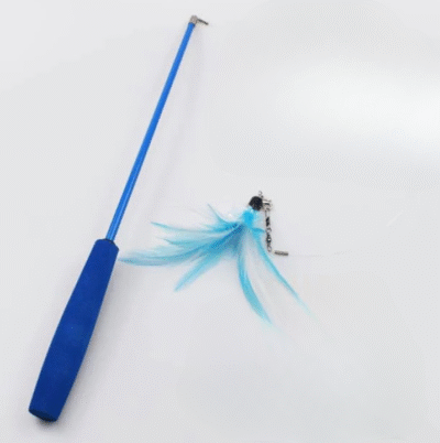 Fishing Rod & Reel Kitty Teaser Cat Toy