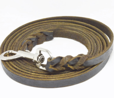 Leather Leash German Shepherd For Long Tracking - 10ft