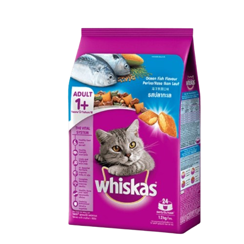 Whiskas Ocean Fish Cat Dry Food 1.2kg