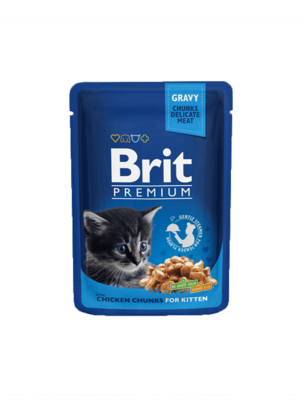 Brit Kitten Chicken Chunks Pouch
