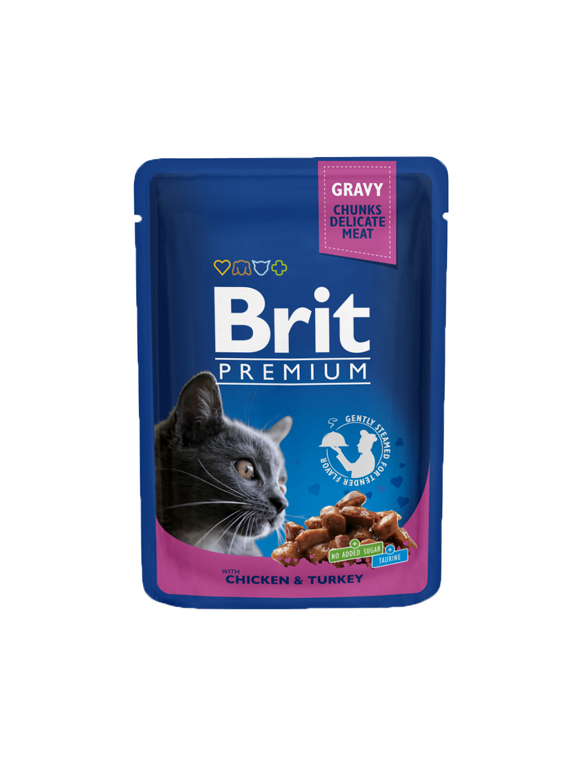 Brit Chicken & Turkey Cat Pouches