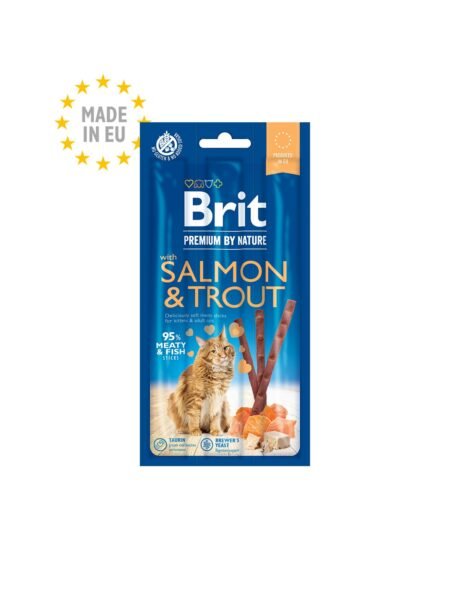 Brit Premium by Nature Cat Sticks with Salmon And Trout