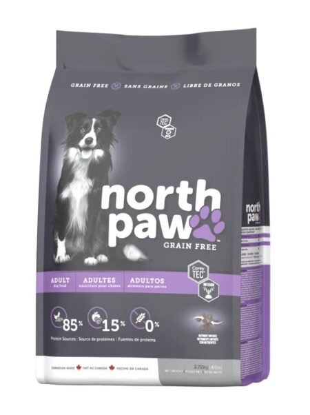 North Paw Grain Free Adult Dog Food 2.72kg