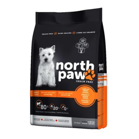 North Paw Grain Free Lamb and Sweet Potato Adult Dog Food 2.72kg