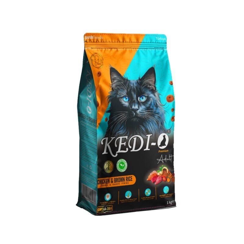 Kedio Cat Food Chicken & Brown Rice - 1KG