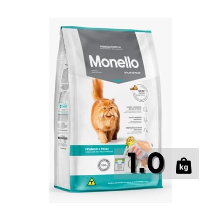 Monello Adult Cat Hairball – Chicken and Fish Flavor