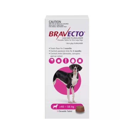 Bravecto Tablet for Very Large Dogs / 40KG to 56 KG