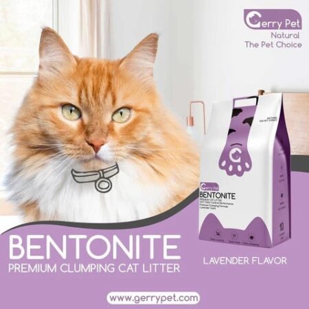 Gerry Pet Bentonite Cat Litter (Scented) 10L - Levender
